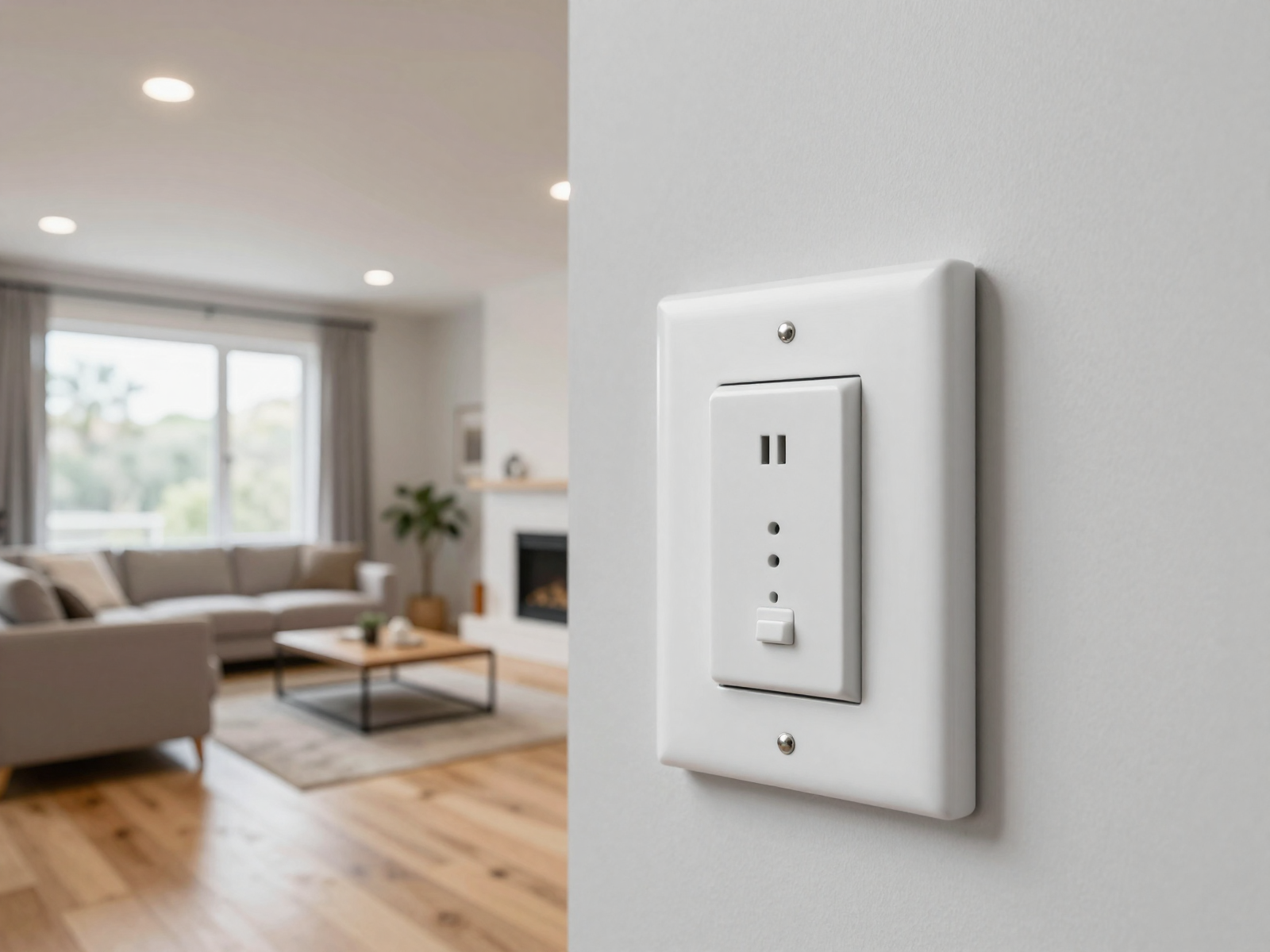 Professional electrical installation completed